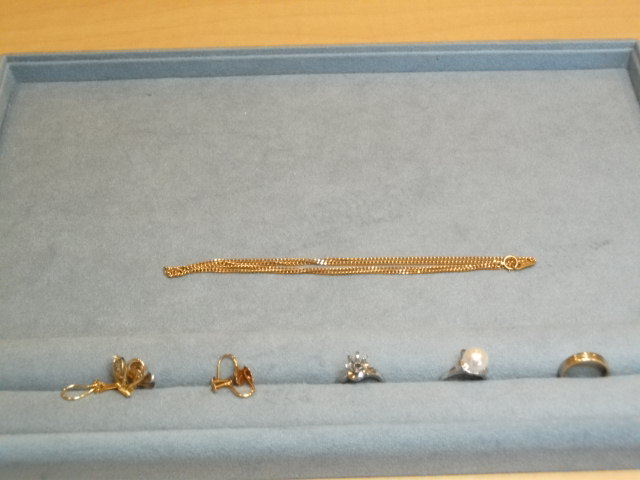 プラチナ指輪　ｺﾝﾋﾞ指輪　18金ネックレス