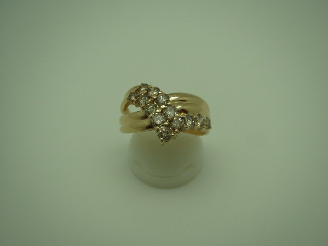 １８金ダイヤ　リング