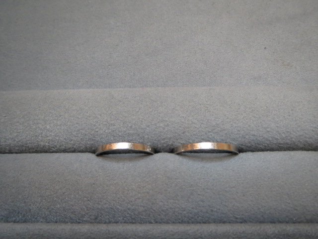 Ｐｔ９５０ダイヤ入マリッジリング　Ｐｔ９５０マリッジリング