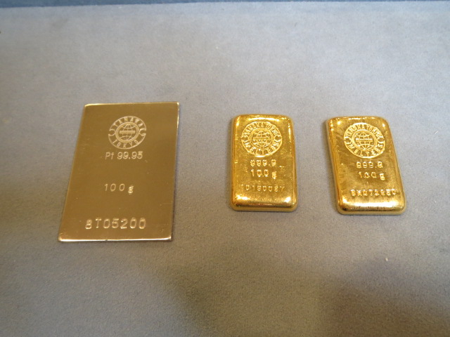 Ｋ２４　Ｐｔ１０００　インゴッド　販売