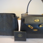 テストーニ　バッグ・サイフ　パイソンバッグ