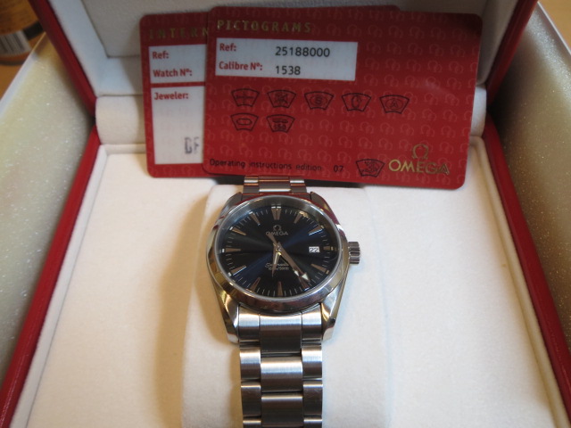 オメガ　シーマスター　アクアテラ　メンズQZ