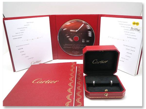Cartier K18WG Love pias with case