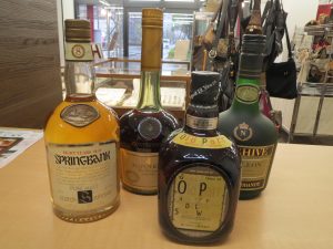酒　スコッチウイスキー　スプリングバンク　ブランデー　クルボアジェナポレオン