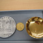 純金（24金）金杯　純金メダル　シルバーメダル